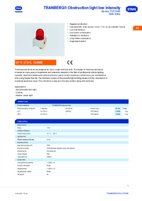 Thumbnail of document Product overview obstruction light low intensity tef2440 en gb rstahl 19975